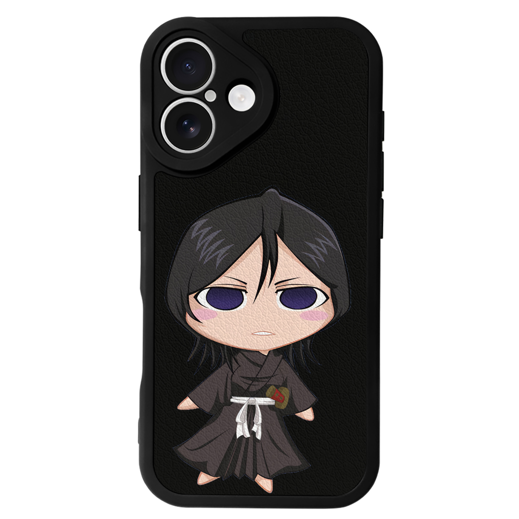 （画像用） ブリーチ 朽木ルキア BLEACH Kuchiki Rukia 【iPhone 16シリーズ対応】シリコンスマホケース（レザー調） 材質：シリコン